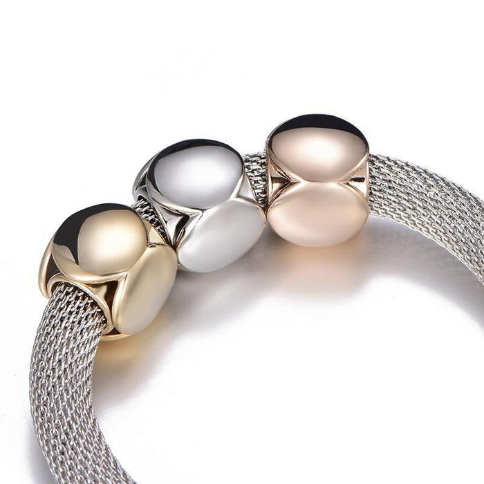 Cube charms metal best sale bracelet