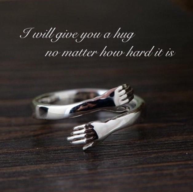 Couple Adjustable Hugging Ring