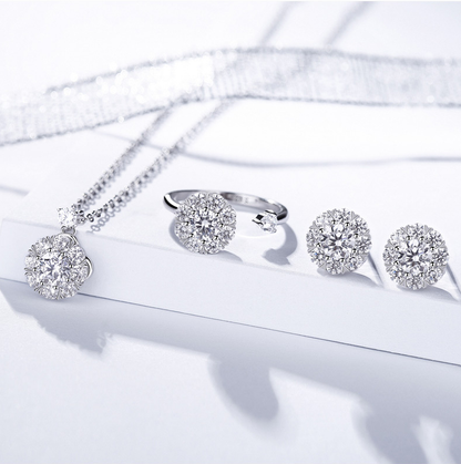 Lucky Diamond Rotating Necklace Set