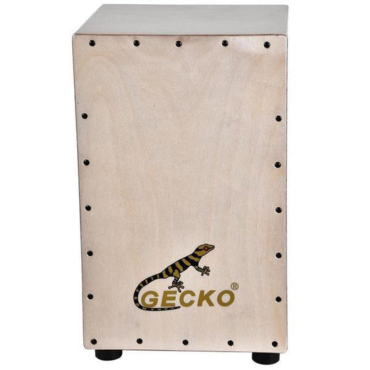 GECKO Wooden Percussion Box Flat Hand Drum