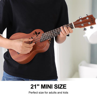 21 Inch Ukulele Sapele Uke with  Padded Storage Bag