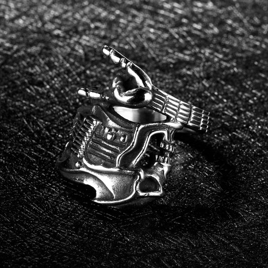 Street hip-hop trend wild punk ring