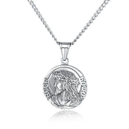 Jesus Jingyuan brand titanium steel men's pendant