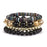 Evil Eye Charm Bracelts Women Natural Stone Fatima Hamsa Hand Bead Bracelts Bangles Fashion Jewelry 4pcs/lot