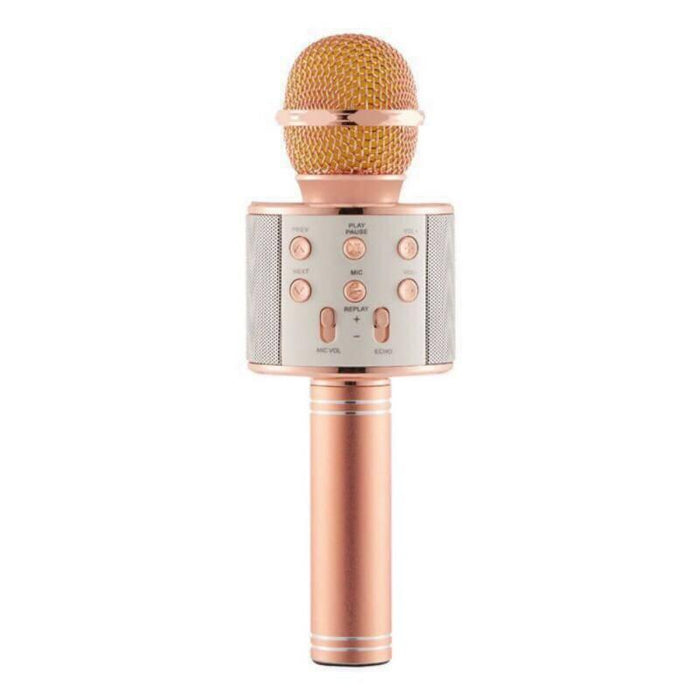 Wireless Bluetooth Karaoke Handheld Microphone USB KTV Player Speaker Record Music