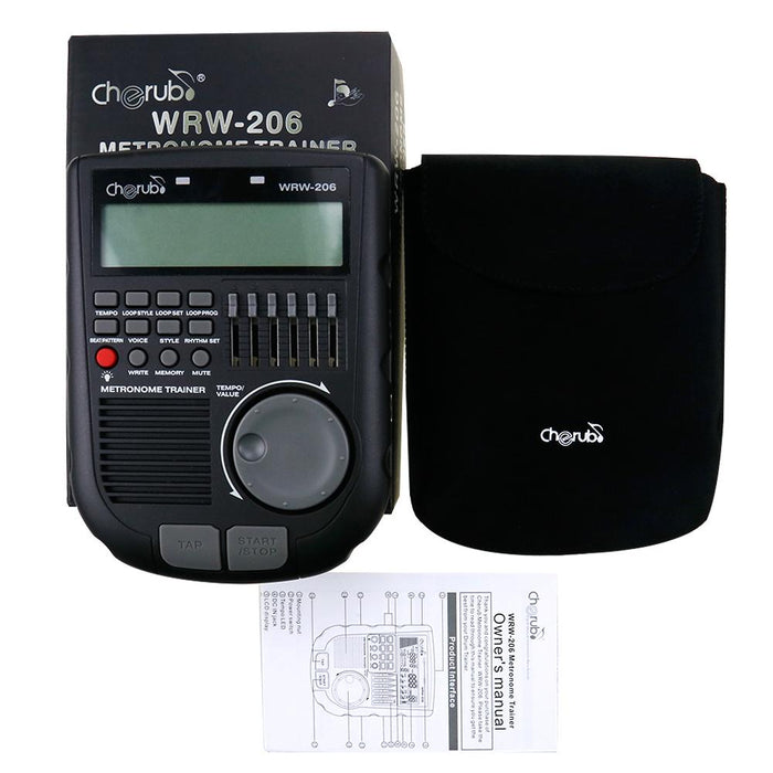 Cherub WRW-206 Drummer Metronome With Loop Function for Drum Rhythm Practice
