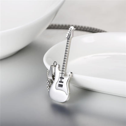 Unique Guitar Pendant Necklace