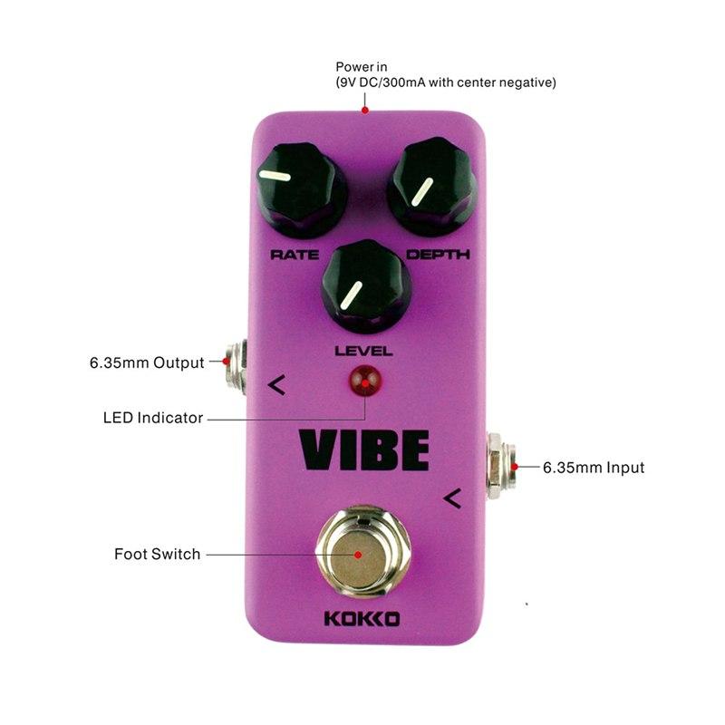 KOKKO FUV2 MINI Vibe Guitar Effect Pedal Guitar Accessories