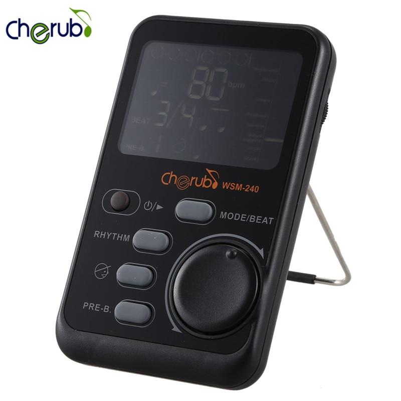 Cherub WSM-240 Portable Digital Metronome for Electronic Guitar Parts ...