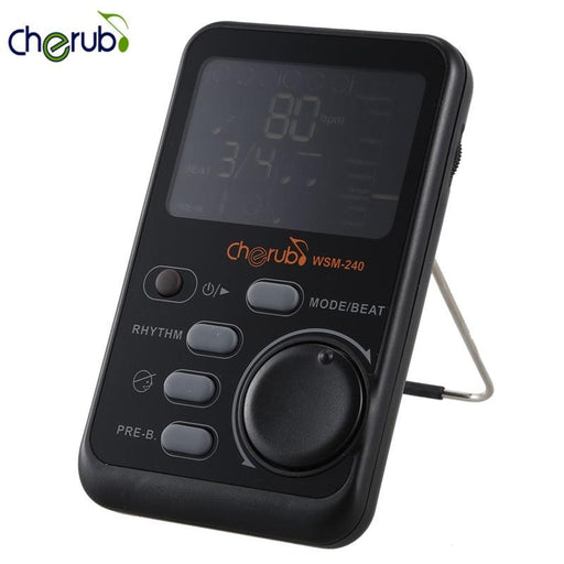 Cherub WSM-240 Portable Digital Metronome for Electronic Guitar Parts Piano Drum Rhythm Tutor