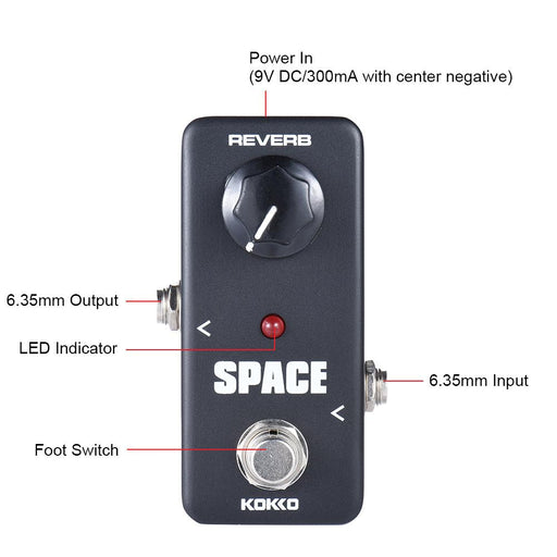 KOKKO FRB-2 Mini Space Reverb Guitar Effect Pedals