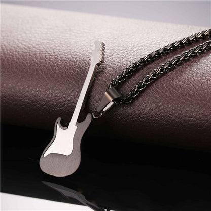 Unique Guitar Pendant Necklace