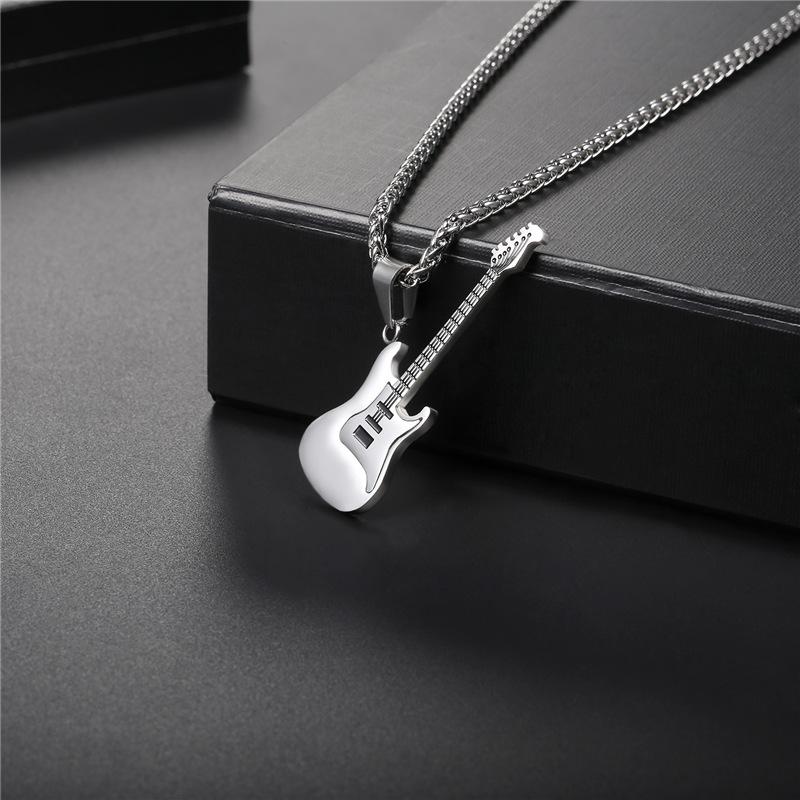 Unique Guitar Pendant Necklace