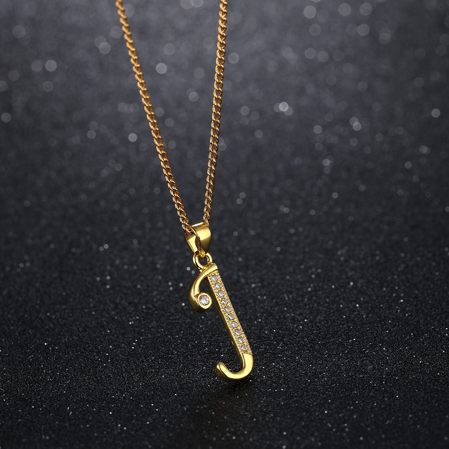 Simple personality letter necklace classic ladies clavicle chain