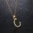 Simple personality letter necklace classic ladies clavicle chain