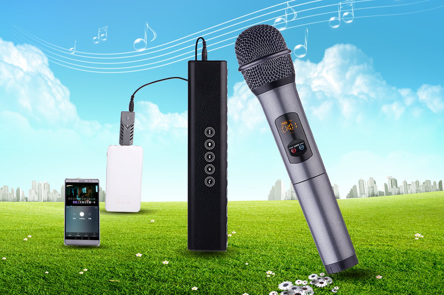 K380A Wireless Karaoke Microphone