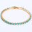Luxury 4mm Cubic Zirconia Tennis Bracelets Iced Out Chain Crystal Wedding Bracelet For Women Men Gold Silver Color Bracelet