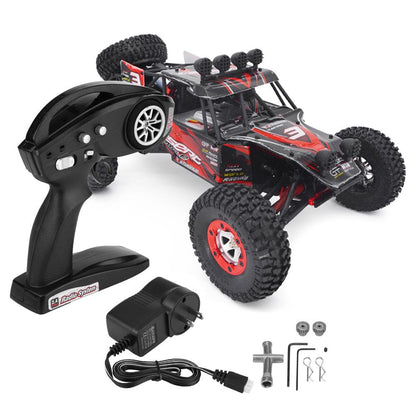 RC Truck 1: 12 4WD 2.4Ghz Off-Road Rock Crawler (Green or Red)