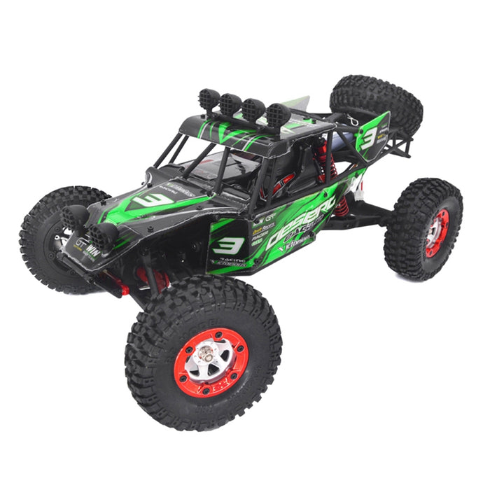 RC Truck 1: 12 4WD 2.4Ghz Off-Road Rock Crawler (Green or Red)