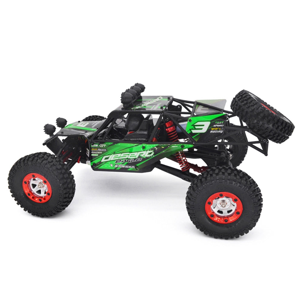 RC Truck 1: 12 4WD 2.4Ghz Off-Road Rock Crawler (Green or Red)