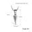 Arrow Design Pendant Trendy Men Necklace With Box Link Chain 316L Steel  Jewelry Accessories