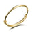 Gold Color Bangles For Baby Girls Boys Vintage Smooth Surface 12-15cm Long Fashion Jewelry Anklet Bangle
