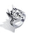Punk Anubis Egyptian Cross Beast Ring For Men Stainless Steel Ankh Cross Design Animal Finger Ring Cool Jewelry Gift