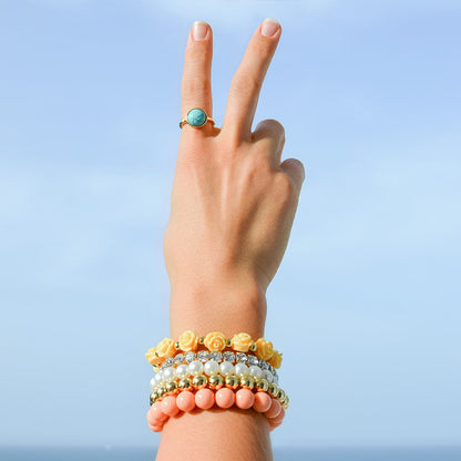 Pastel Beauty Bracelets Stack