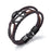 Retro hand-woven multi-layer trendy men's leather bracelet student wrist bracelet
