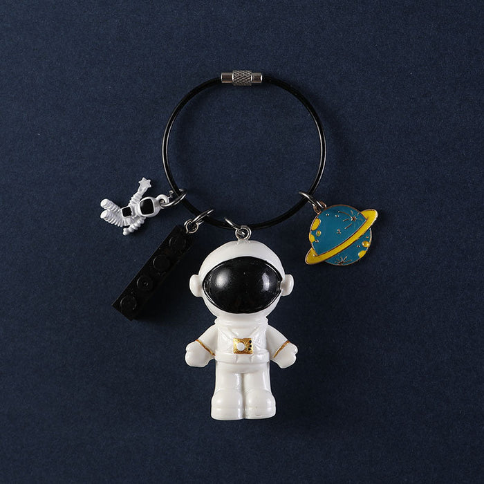 Astronaut Pendant Car Keychain Creative Small Gift Bag Pendant