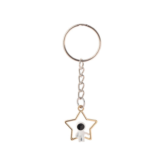 Moon Star Astronaut Creative Keychain Bag Hanging Accessories