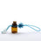 Tawny Glass Bottle Pendant With Chinese Knot Perfume Small Bottle Mobile Phone Chain Incense Ornaments