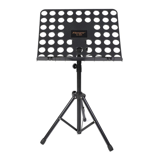 Flanger Music Book Stand Folding Musical Paper Sheet Bracket Black