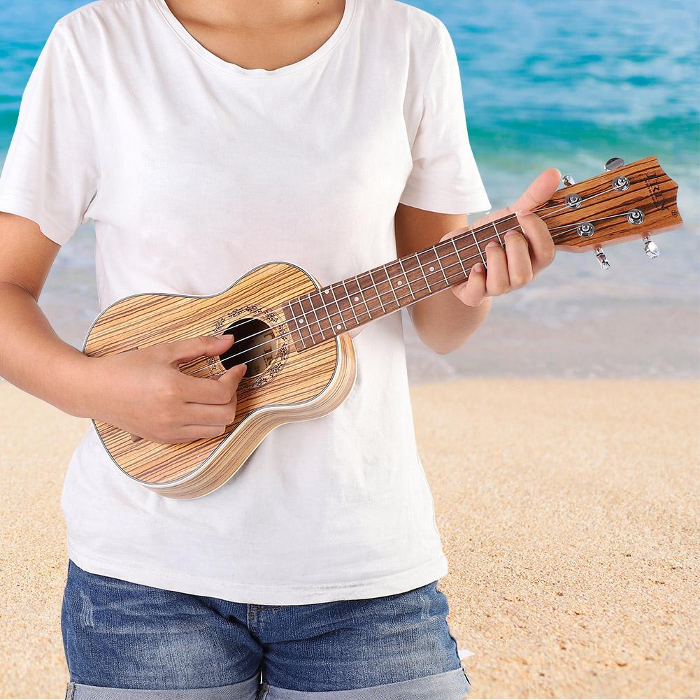 Zebra Wood Ukulele with Padded Storage Bag