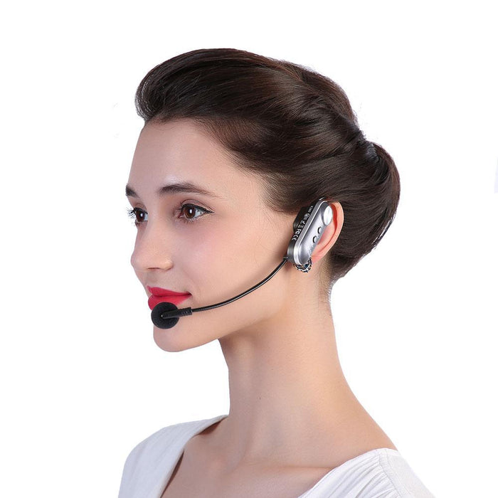 New Bluetooth Head-mounted Wireless Microphone Mic FM Transmission