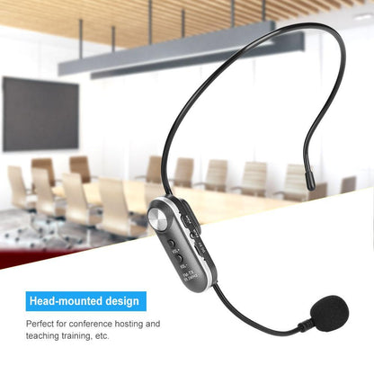 Bluetooth Head-mounted Wireless Microphone Mic FM Transmission