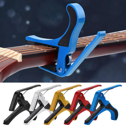 Clamp Capo Gear for Acoustic Folk Guitar