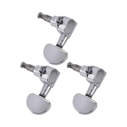 3L3R Guitar Tuning Pegs Locking Tuners Zinc Alloy Machine Heads Silver