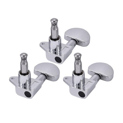 3L3R Guitar Tuning Pegs Locking Tuners Zinc Alloy Machine Heads Silver