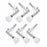 Guitar Tuning Pegs Locking Tuners Zinc Alloy Machine Heads for Guitar Silver