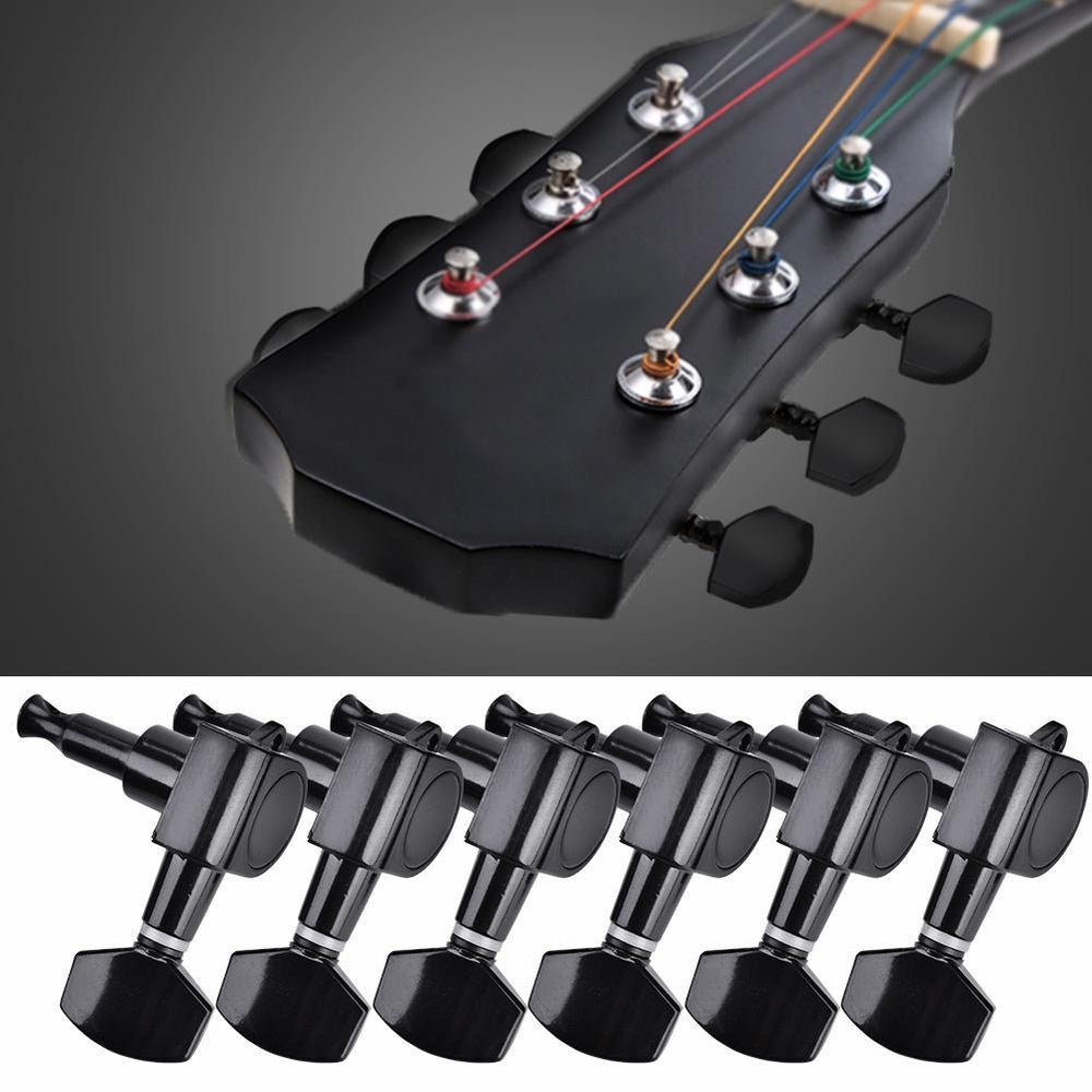 Guitar Tuning Pegs Locking Tuners  Zinc Alloy  Machine Heads for Guitar Black