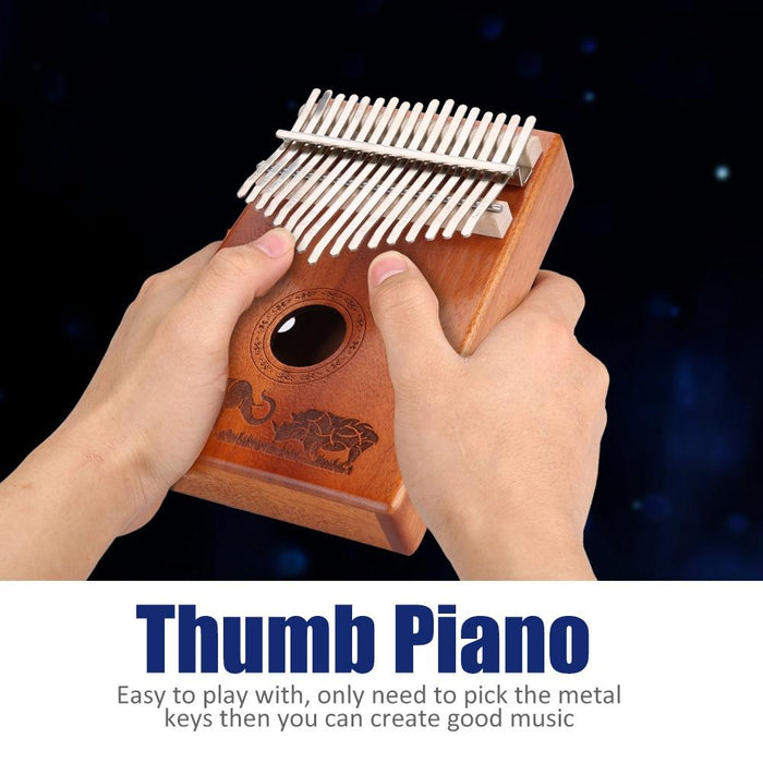 17 Keys Bamboo Thumb Piano