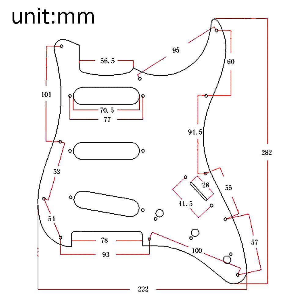 Electric Guitars Aluminum Alloy Pickguard Scratch Plate Pick Guards Guitar Parts