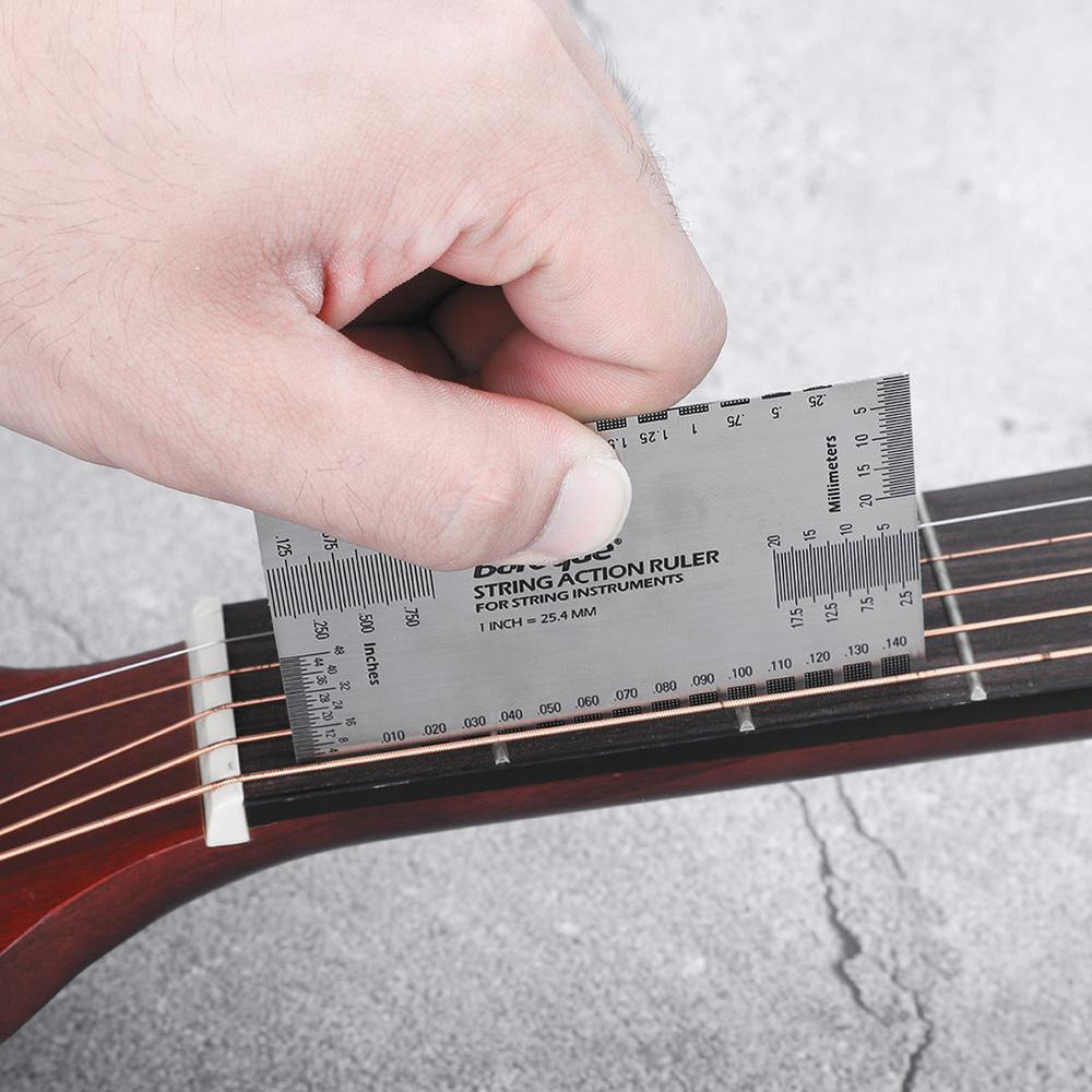Stainless Steel String Action Ruler