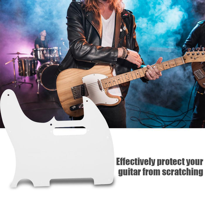 Acrylic Guitar Pickguard-White