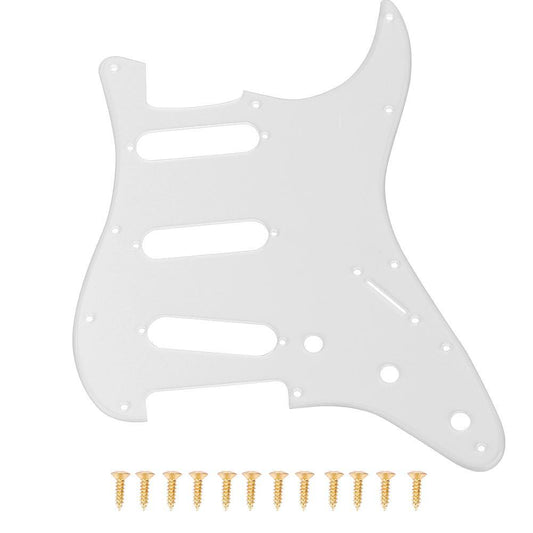 12 Hole Transparent Acrylic Pickguard