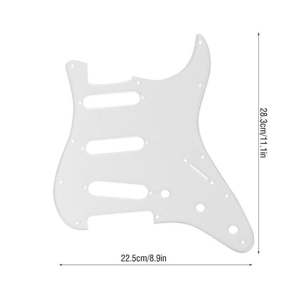 12 Hole Transparent Acrylic Pickguard