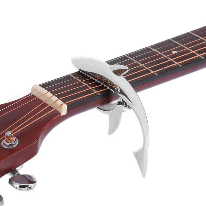 Zinc Alloy Shark Design Guitar Capo Quick Change Clamp