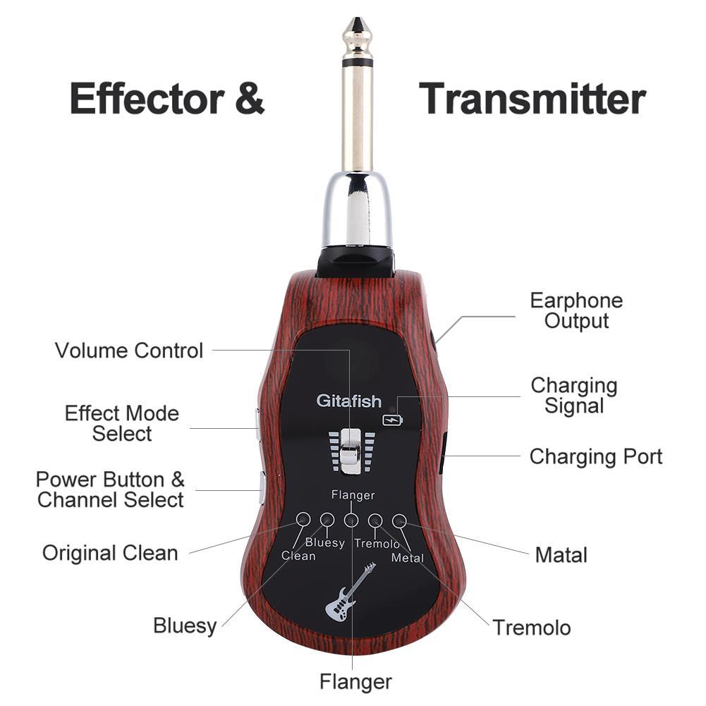 B6 Portable Bluetooth Guitar Effector