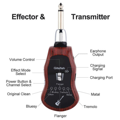 B6 Portable Bluetooth Guitar Effector